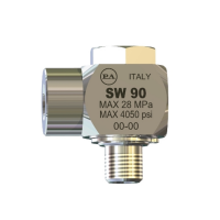 PA不銹鋼旋轉(zhuǎn)接頭 SW90-600 額定壓力600巴