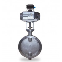WAREX蝶閥 DKZ110 用于溫度超過 200°C 的熱氣體