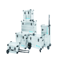 德國Zarges   K 424 XC系列通用運輸箱 具有輪子和拉桿可移動操作