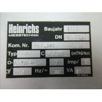 HEINRICHS流量計(jì) BGN-S50-326BQ000-0-S56-0-H