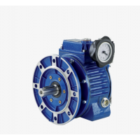 PUJOL VBC 系列減速器，采用鑄鐵或鋁制，提供從 02 到 08 的七種尺寸