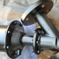 Burocco閥門-DN40氣動角座閥，用于線材棒材加工生產(chǎn)線