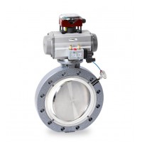 Warex Valve DKZE103APSDZ DKZE110APSDZ磨損小阻隔空氣軸承偏心式蝶閥