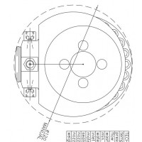 布隆迪bolondi特殊版本清洗消毒旋轉(zhuǎn)噴嘴MW510A RW086AU