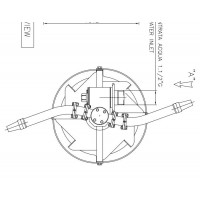 布隆迪特殊版本系列Bolondi RW610A噴嘴意大利噴頭
