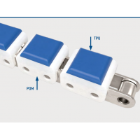 Wippermann夾鏈，帶塑料夾的鏈條，防止鏈條與要運(yùn)輸?shù)呢浳镏苯咏佑|