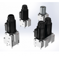 瑞士Bieri Hydraulik 換向座閥 WVH-4B，流量高達 12 升/分鐘