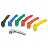 KIPP K1701公制可調(diào)節(jié)塑料手柄內(nèi)螺紋插件為不銹鋼