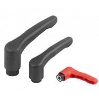 KIPP K1743可調(diào)節(jié)手柄 ECO內(nèi)螺紋塑料不銹鋼螺紋插件