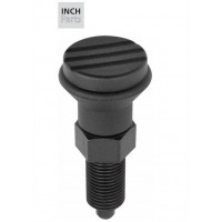 KIPP K0339_A K0339_B 英寸不銹鋼定位柱塞塑料蘑菇頭手柄