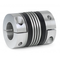 R+W帶徑向夾緊螺釘?shù)奈⑿筒y管聯(lián)軸器，0.05-10 牛米，帶一體式拆卸槽