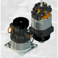 Ankarsrum 通用交流電機(jī)，可提供不同的軸承支架和各種風(fēng)扇設(shè)計(jì)