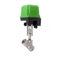 Schubert & Salzer 7310型傾斜座電動(dòng)閥，適用于中性和侵蝕性介質(zhì)