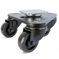 TORWEGGE 三角輥聚氨酯輪 TRI-PUBA-100-P3-165黑色