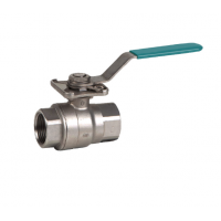 InterApp 不銹鋼球閥BVA22型，兩件式閥體，頂部法蘭，用于安裝執(zhí)行器